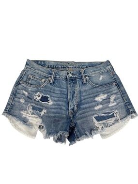 American Eagle Outfitters Vintage Hi-Rise Festival Shorts Distressed Size 6